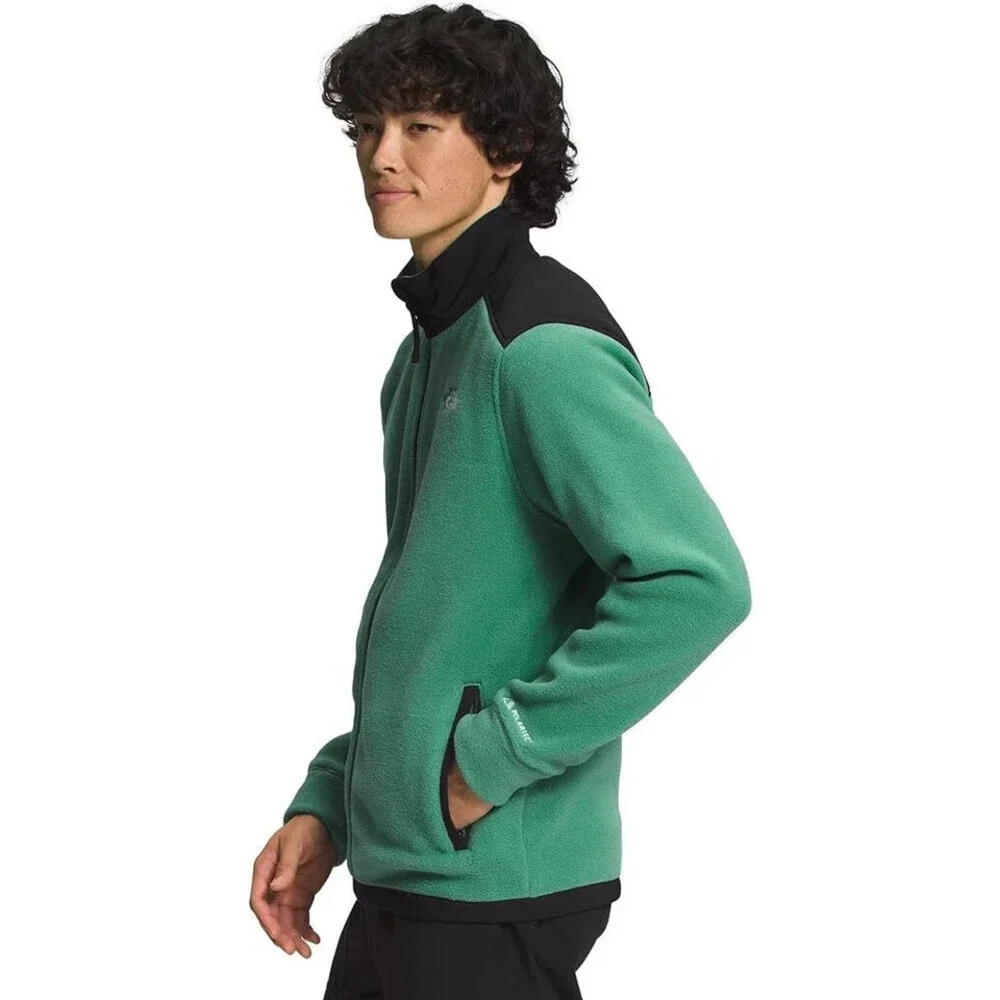The North Face Alpine Polartec 200 Jacket Men's 2XL Grass Green Full Zip NFFR165